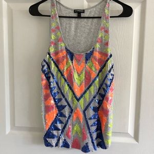 Express Sequin Tank top